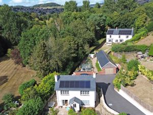 Aerial View of Lodge & House- click for photo gallery